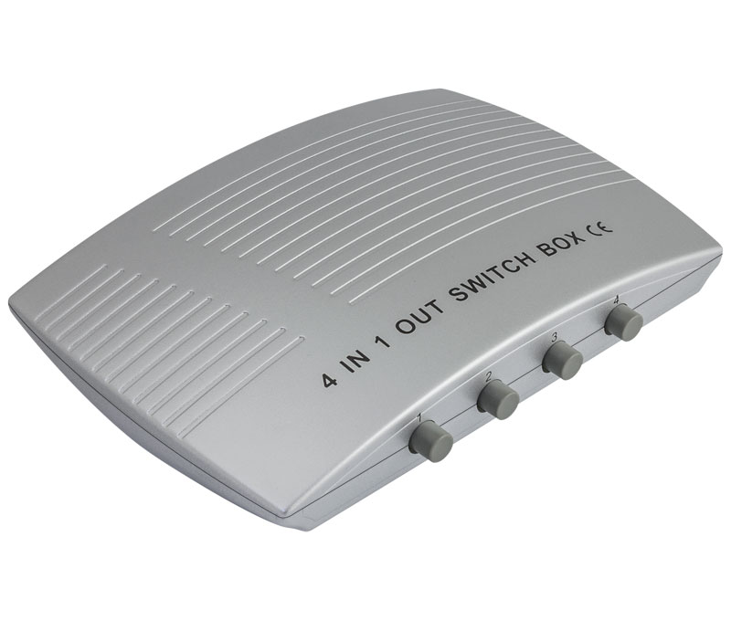 Conmutador manual HDMI switch 4E:1S