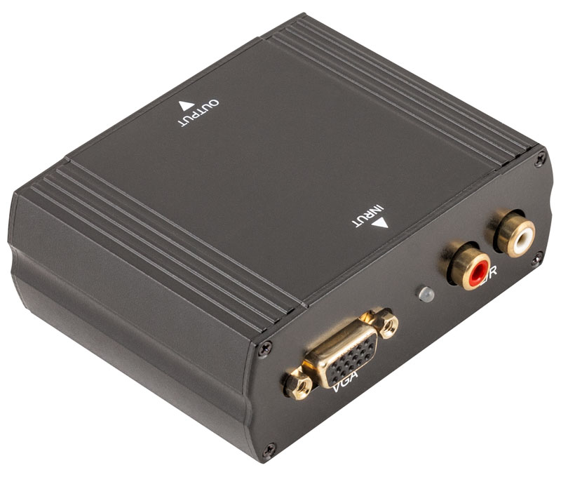 Convertidor de VGA + audio R/L a HDMI