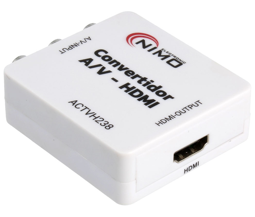Convertidor A/V compuesto 3xRCA a HDMI digital