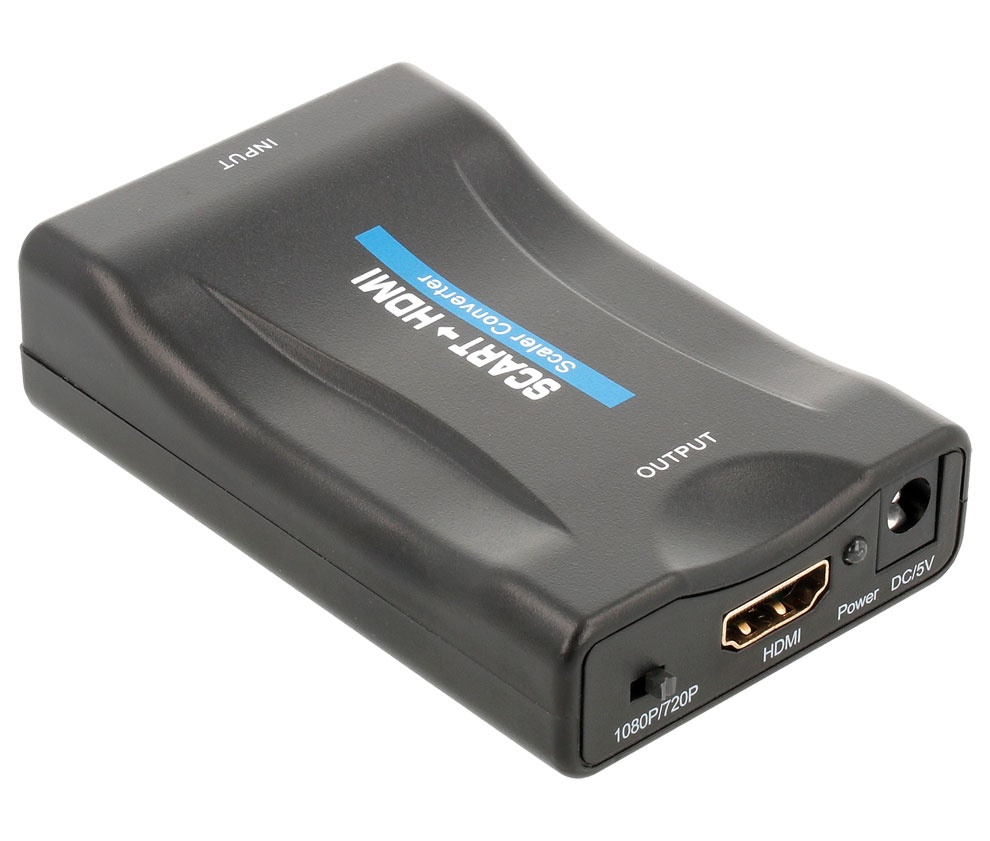 GENERICO 1080p Adaptador Conversor Scart A Hdmi Audio Video