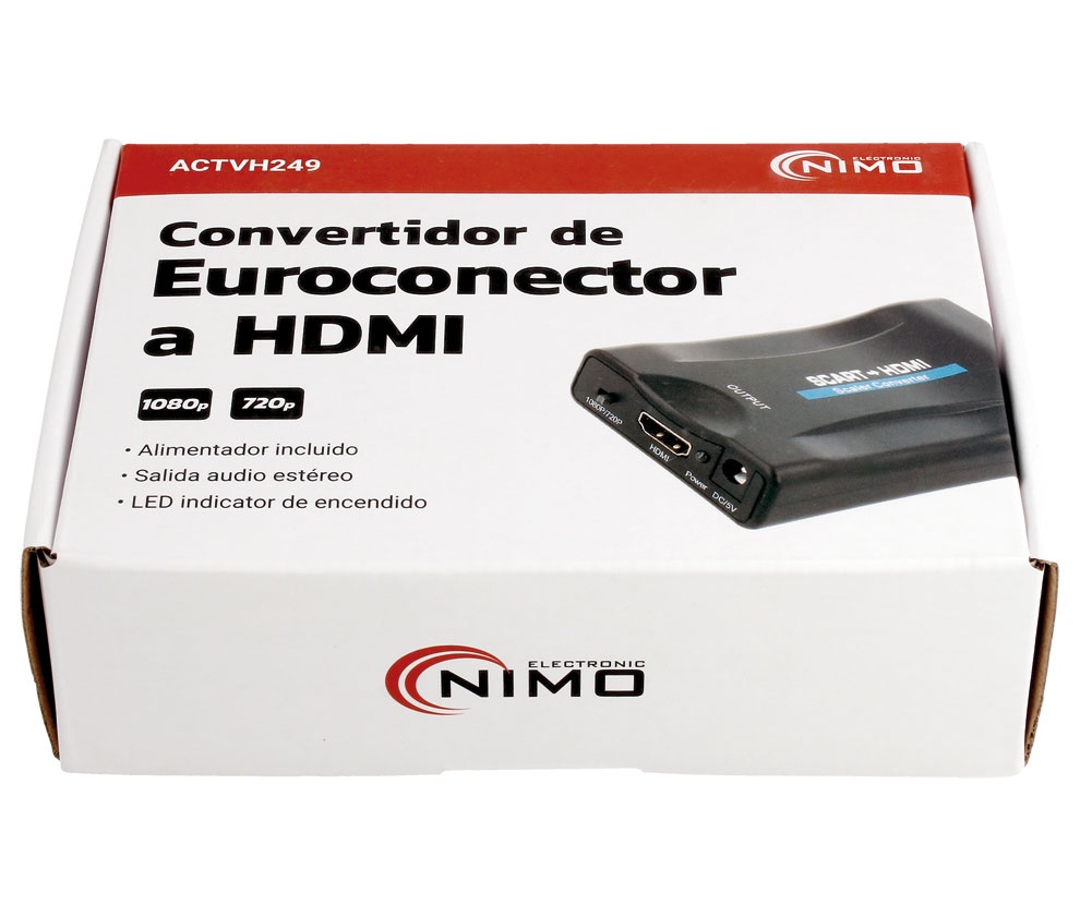 CONVERTIDOR DE EUROCONECTOR A HDMI + AUDIO ACTVH241