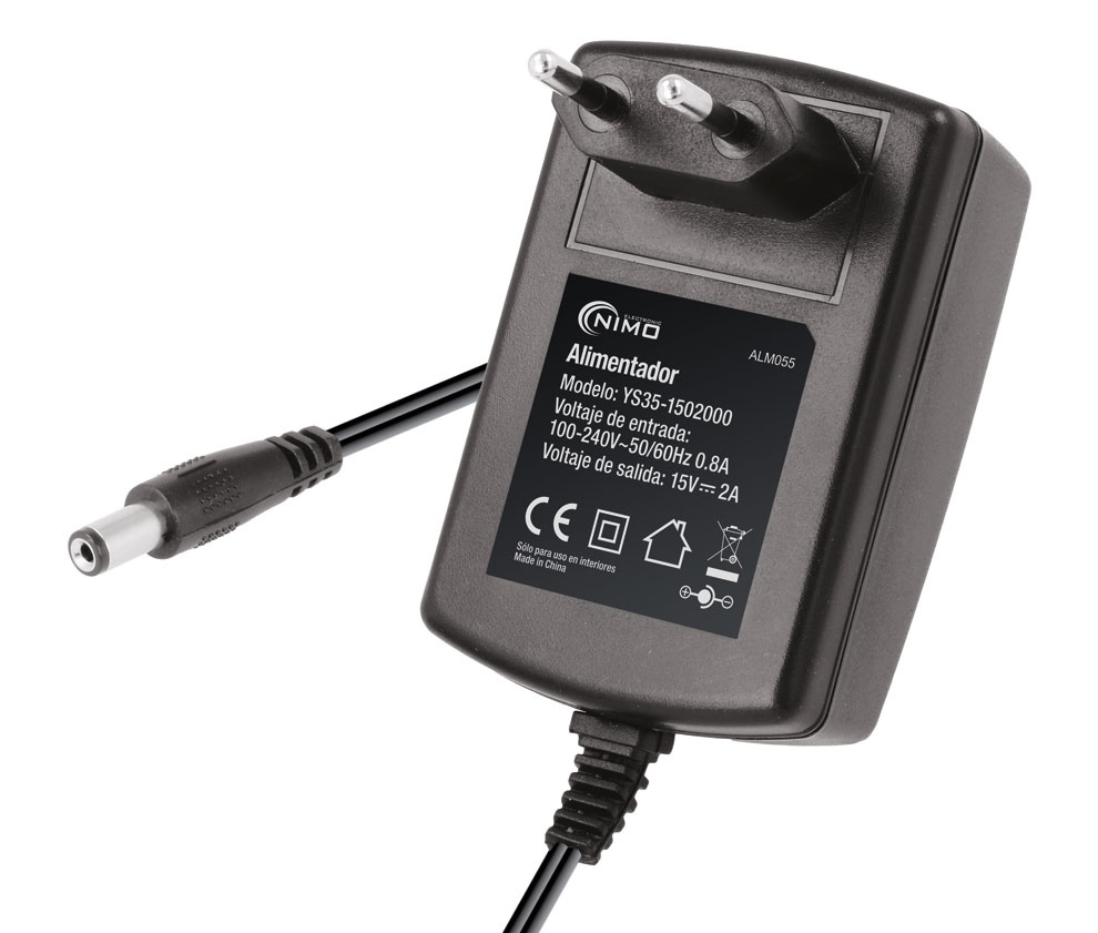 Alimentador Electrónico Universal 15Vcc/2,0A