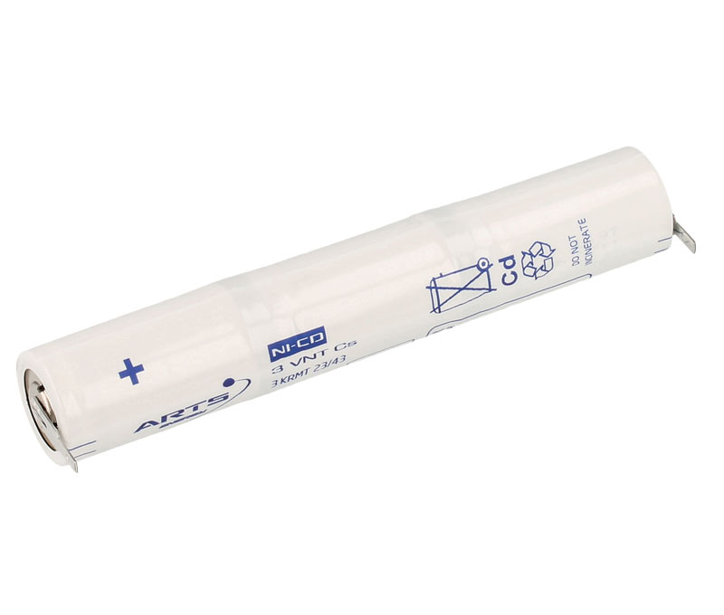 Pack de baterías 3,6V/1600mAh Ni-Cd.