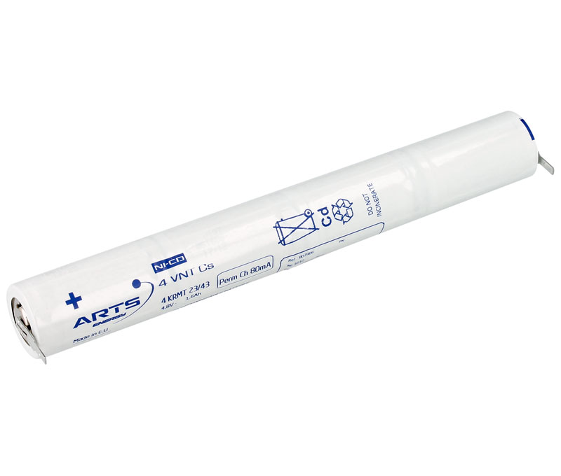 Pack de baterías 4,8V/1600mAh Ni-Cd.