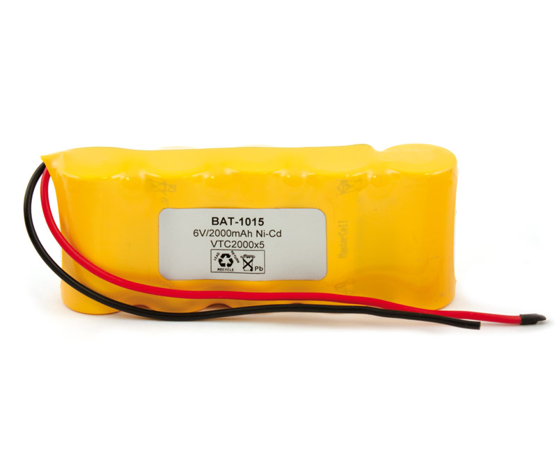Pack de baterías 6V/2000mAh Ni-Cd.