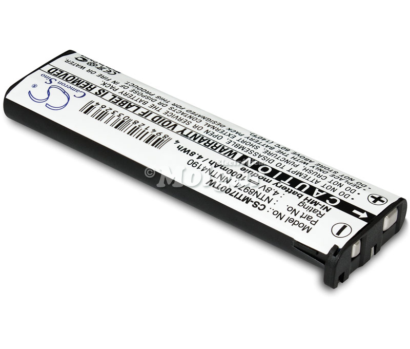 Batería para Walkie NTN8971 Motorola 4,8V/1000mAh NI-MH