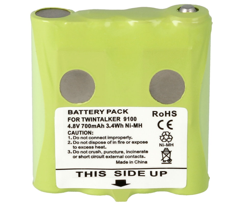 Batería para Walkie Topcom Twintalker 4,8V/700mAh NI-MH