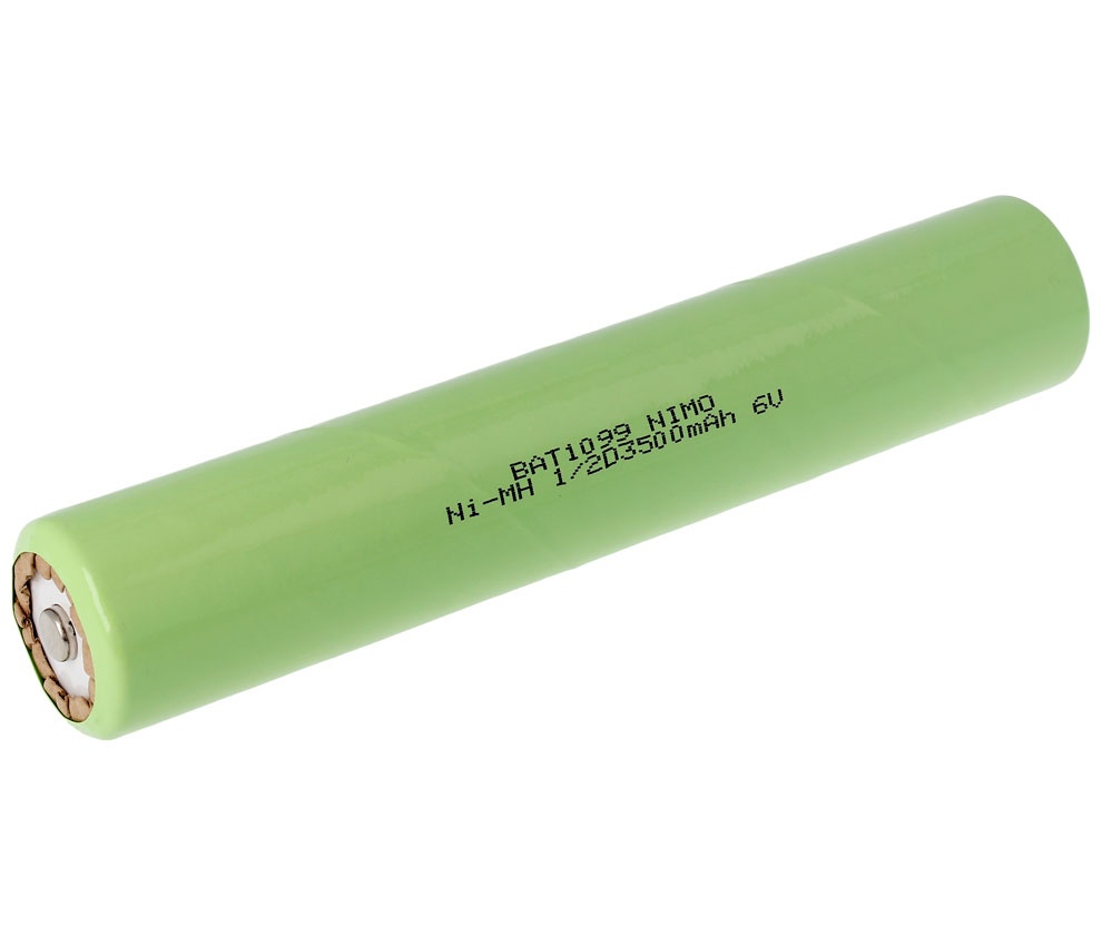 Batería para linterna 6V/3500mAh NI-MH