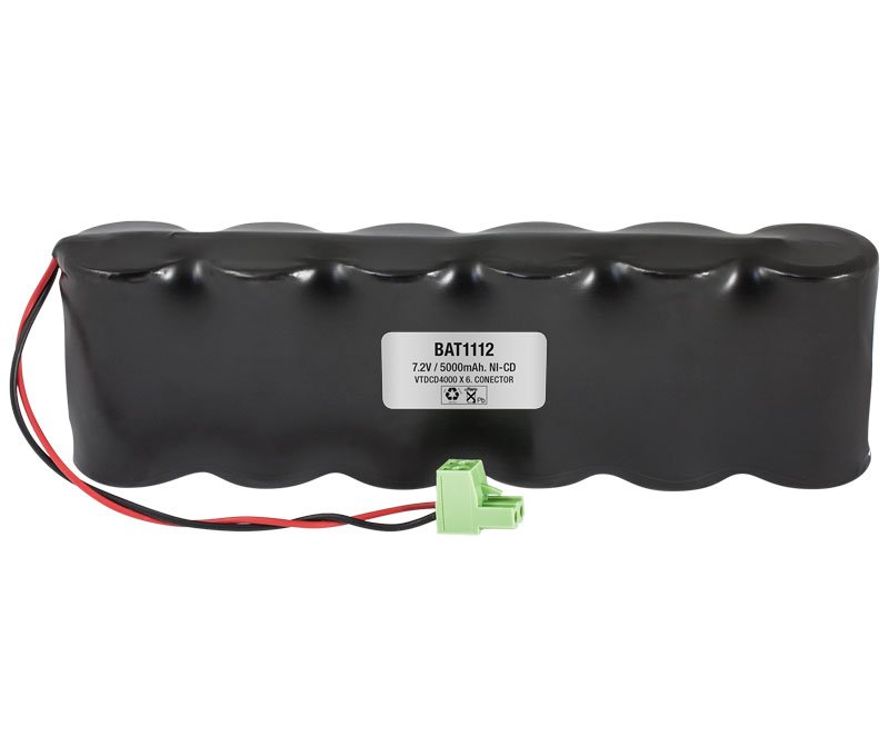 Pack de baterías 7,2V/4000mAh Ni-Cd