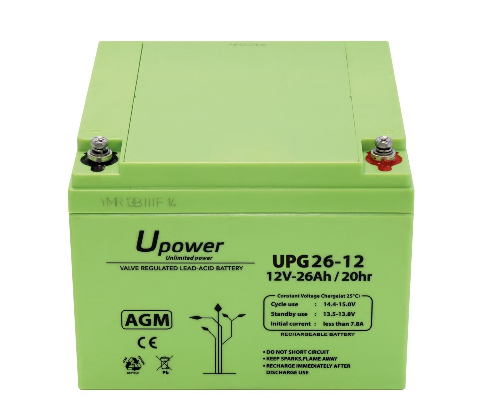 Batería U-Power 12V 75Ah, Batería Plomo AGM