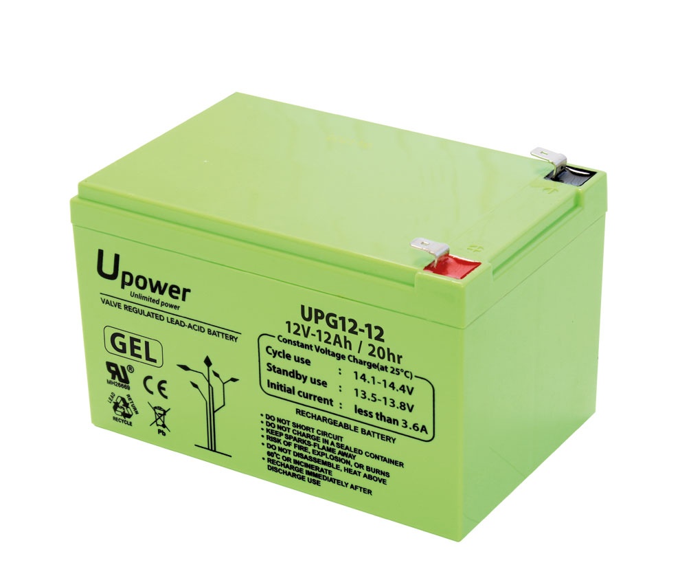 Batería U-Power 12V 75Ah, Batería Plomo AGM