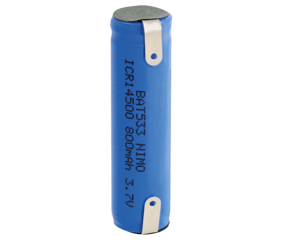 ARCAS Pila Litio Li-ion 18650 Recargable 3.7V 2500Mah con teton