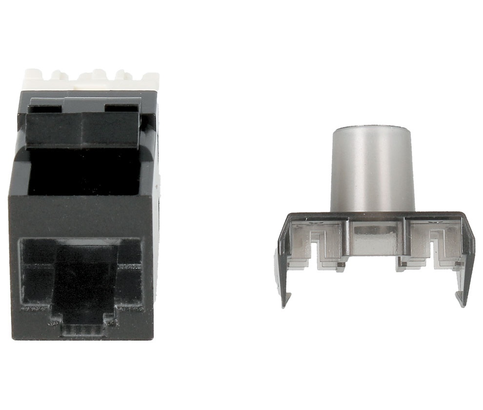 Conector Keystone RJ45 Cat6 UTP Hembra Tool-Less 180º