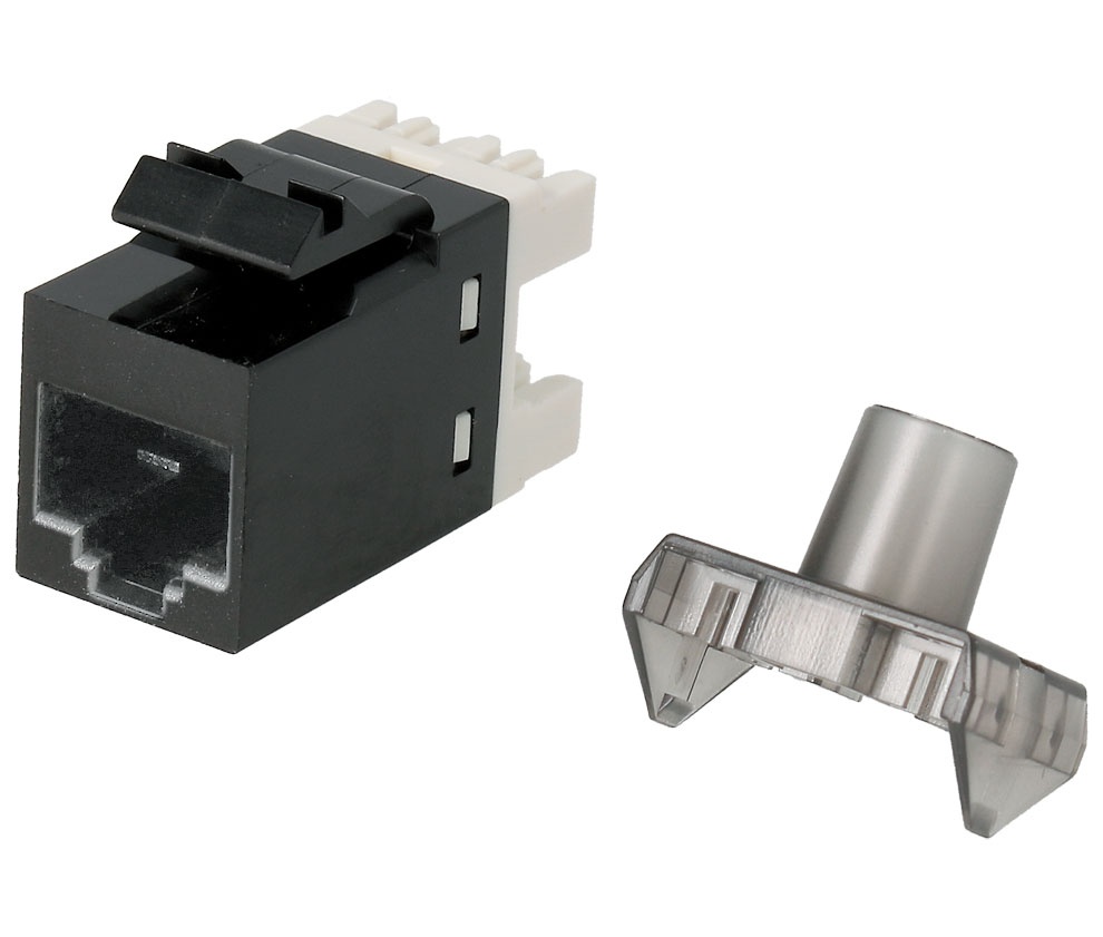 Conector Keystone RJ45 Cat6 UTP Hembra Tool-Less 180º