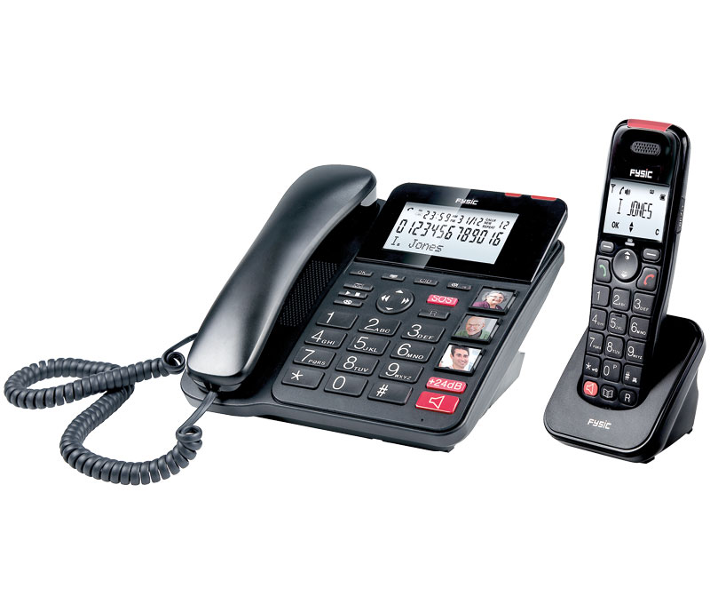 PROFOON PDX-300 DUO Conjunto de dos teléfonos inalámbricos DECT-GAP